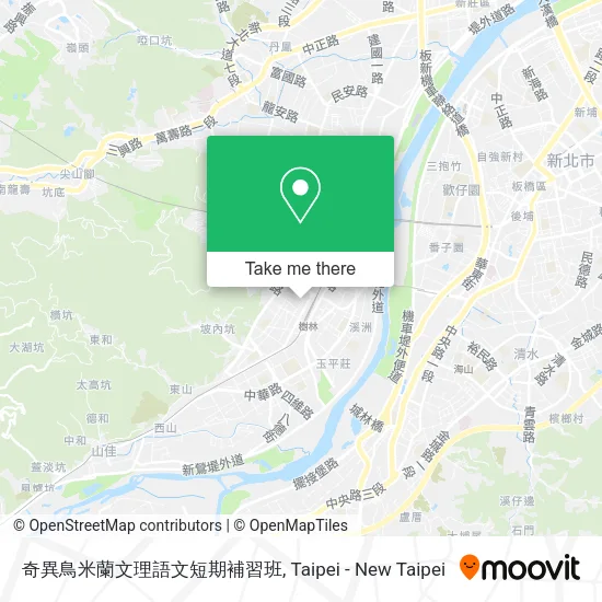 奇異鳥米蘭文理語文短期補習班地圖