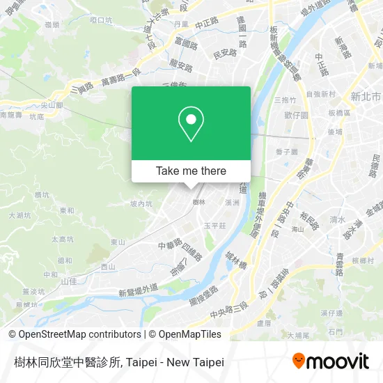樹林同欣堂中醫診所地圖