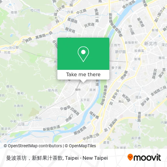 曼波茶坊，新鮮果汁茶飲 map