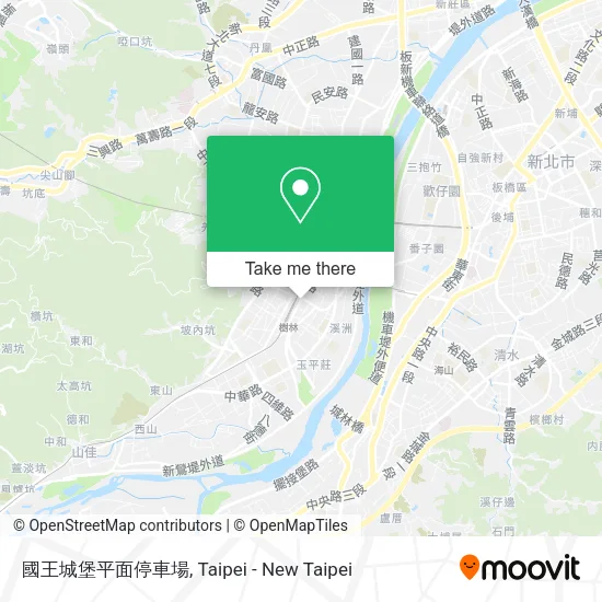 國王城堡平面停車場地圖