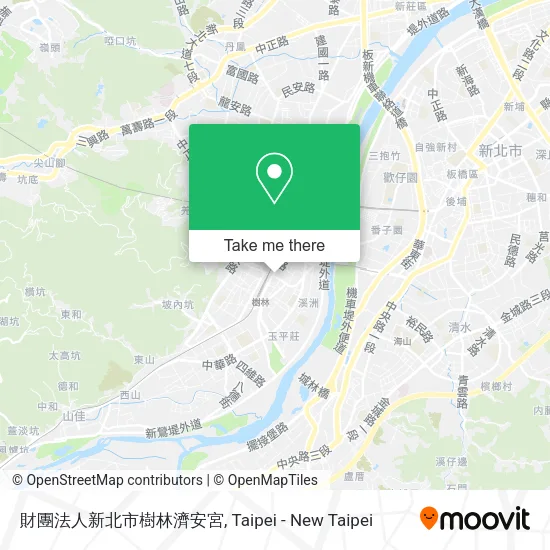 財團法人新北市樹林濟安宮地圖