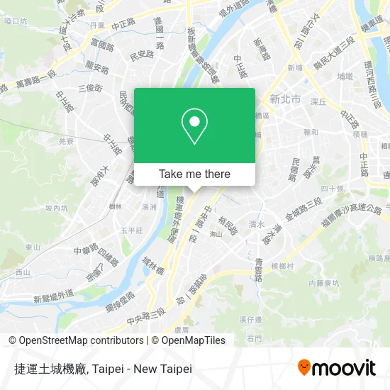捷運土城機廠地圖