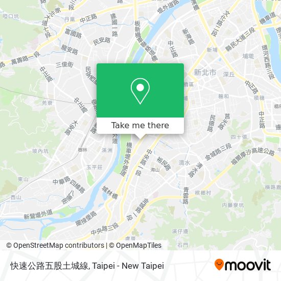 快速公路五股土城線地圖