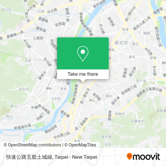 快速公路五股土城線地圖