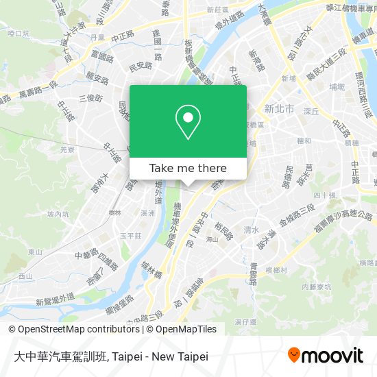 大中華汽車駕訓班地圖