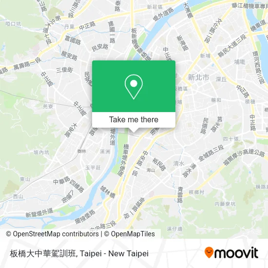 板橋大中華駕訓班 map