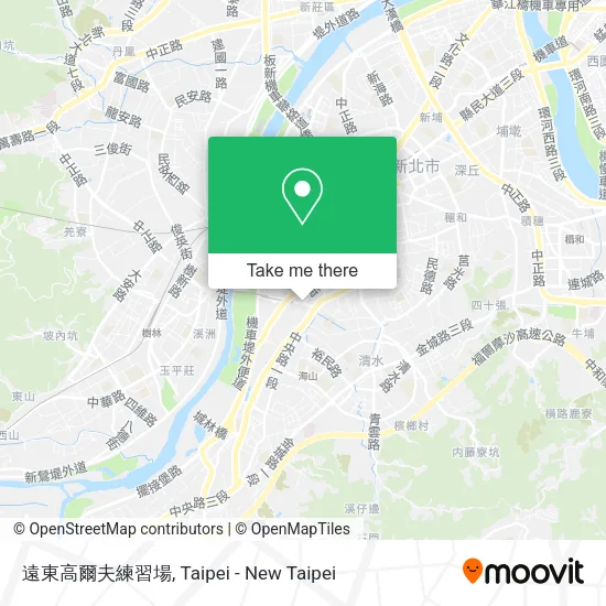 遠東高爾夫練習場地圖