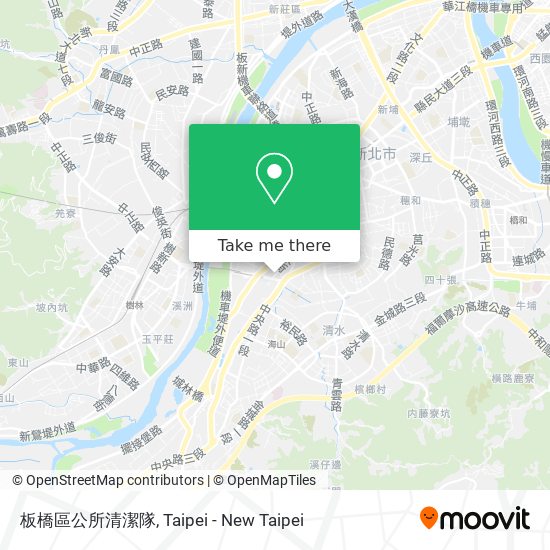 板橋區公所清潔隊地圖