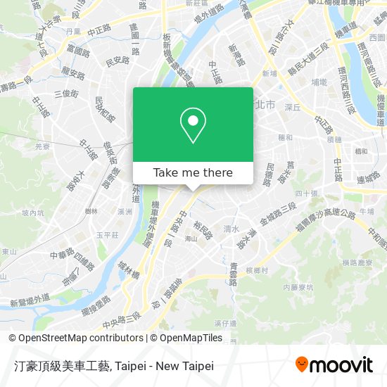 汀豪頂級美車工藝 map