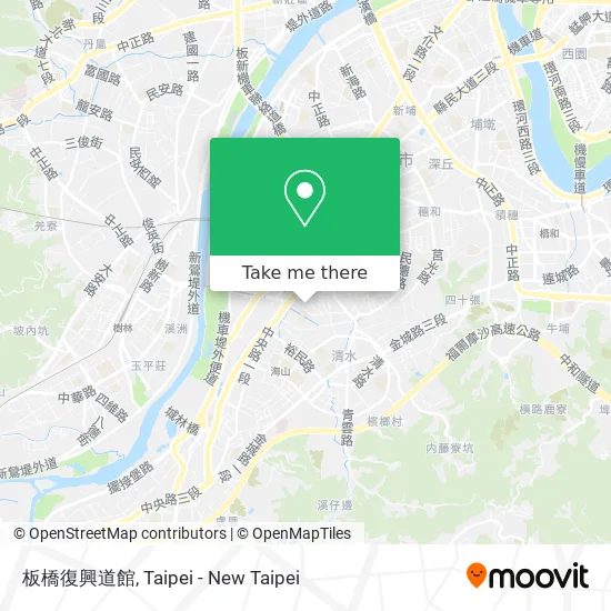 板橋復興道館 map