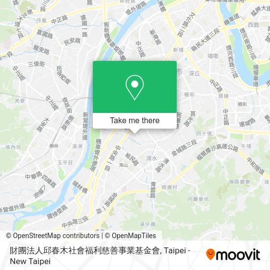 財團法人邱春木社會福利慈善事業基金會地圖