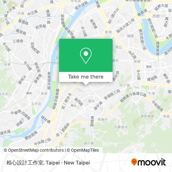 相心設計工作室 map