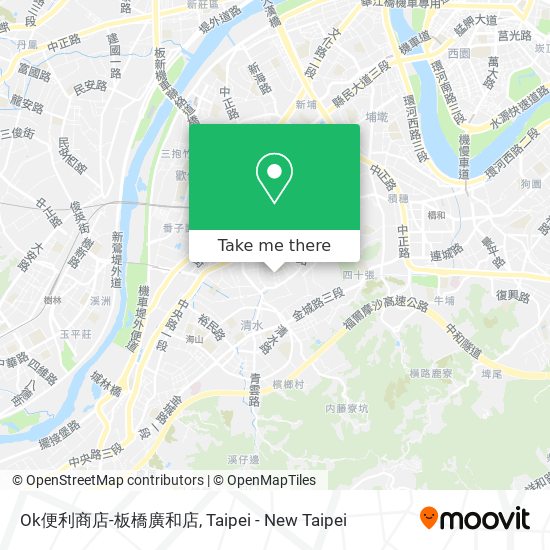 Ok便利商店-板橋廣和店 map