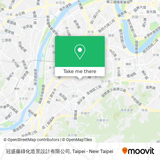 冠盛藤綠化造景設計有限公司 map
