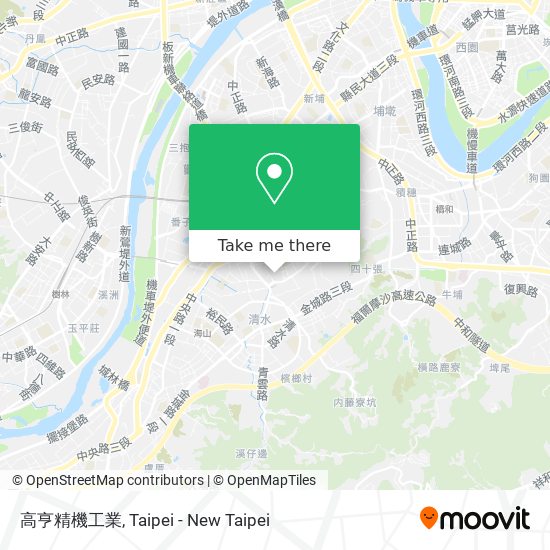 高亨精機工業地圖