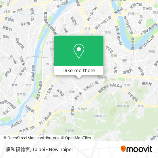 廣和福德宮 map