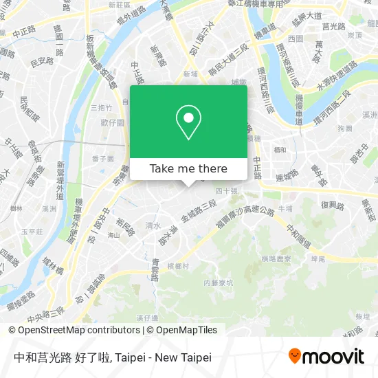 中和莒光路 好了啦 map