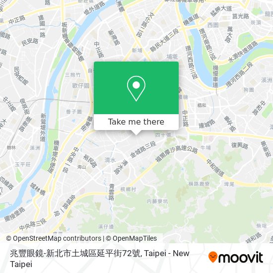 兆豐眼鏡-新北市土城區延平街72號 map