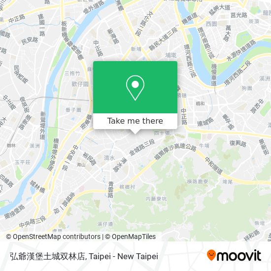 弘爺漢堡土城双林店 map