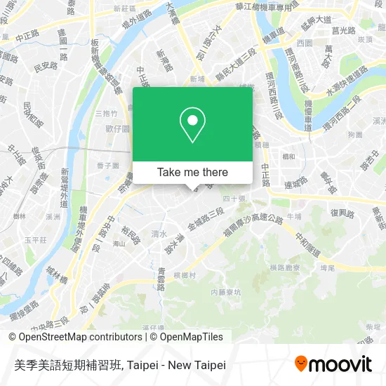 美季美語短期補習班地圖