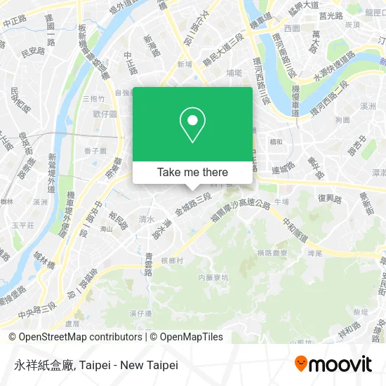 永祥紙盒廠地圖