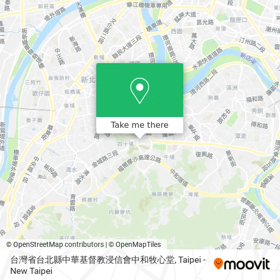 台灣省台北縣中華基督教浸信會中和牧心堂 map