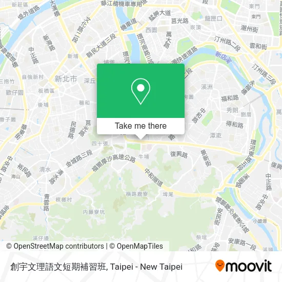 創宇文理語文短期補習班地圖
