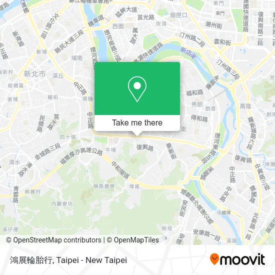 鴻展輪胎行地圖