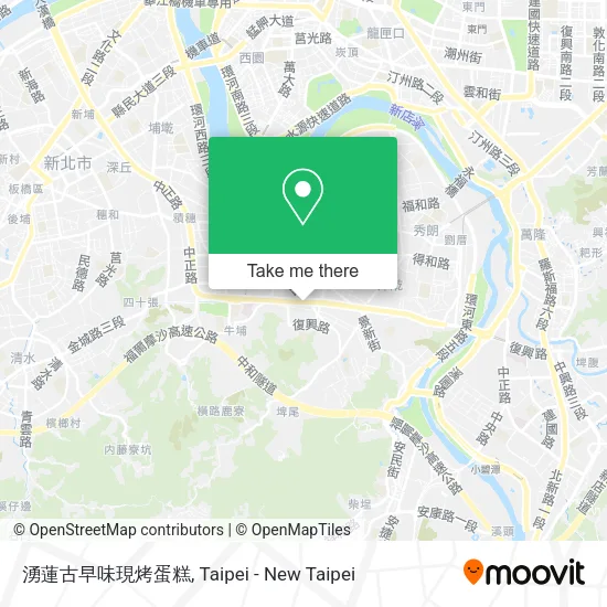 湧蓮古早味現烤蛋糕地圖