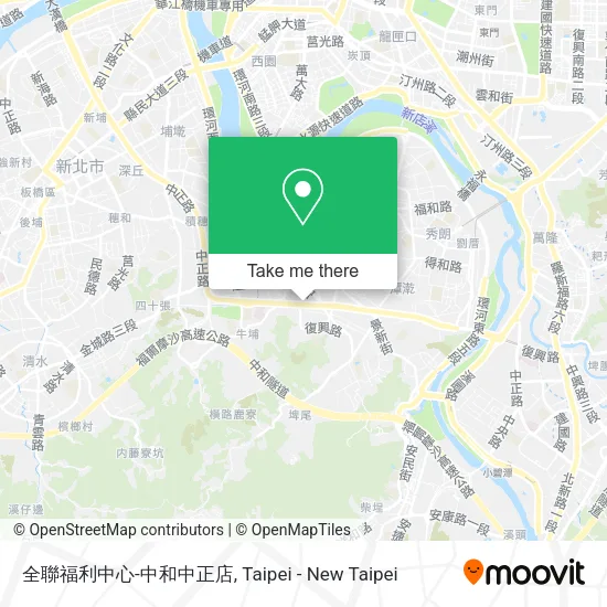 全聯福利中心-中和中正店地圖