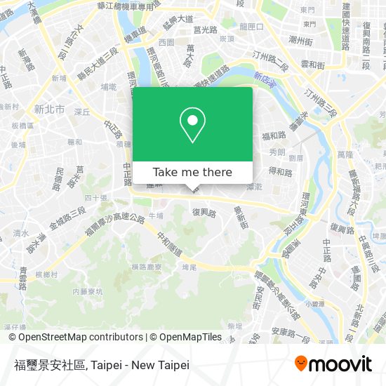 福璽景安社區 map