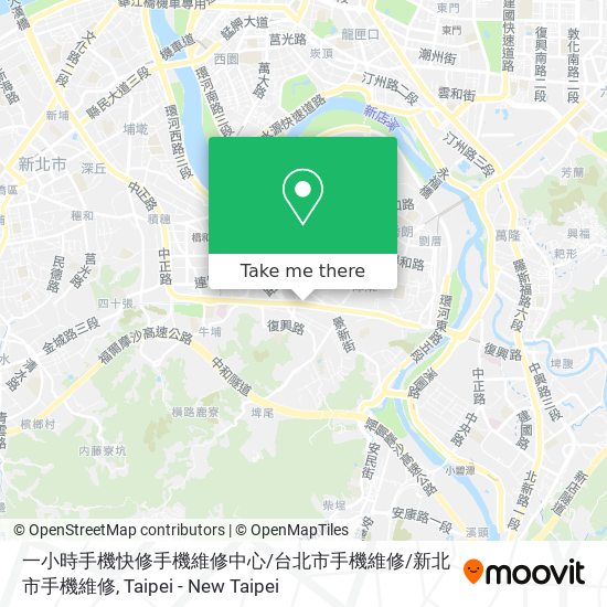 一小時手機快修手機維修中心/台北市手機維修/新北市手機維修 map