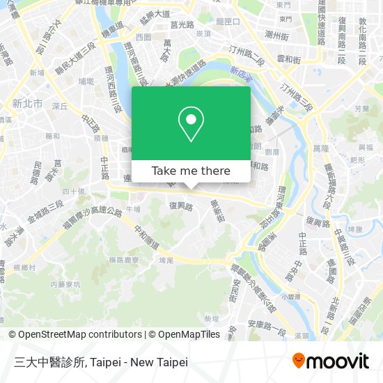 三大中醫診所 map