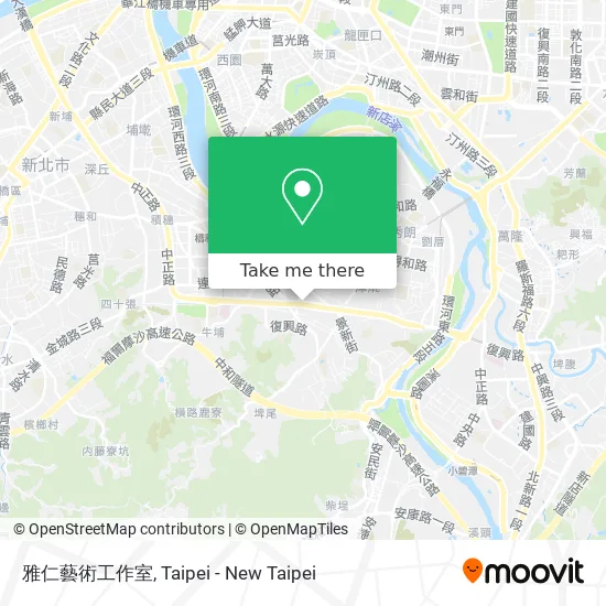 雅仁藝術工作室地圖