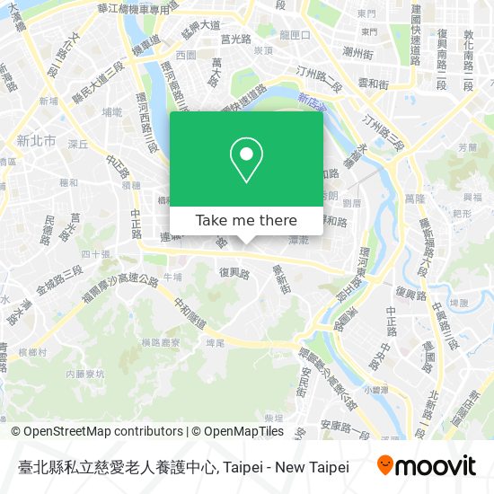 臺北縣私立慈愛老人養護中心 map