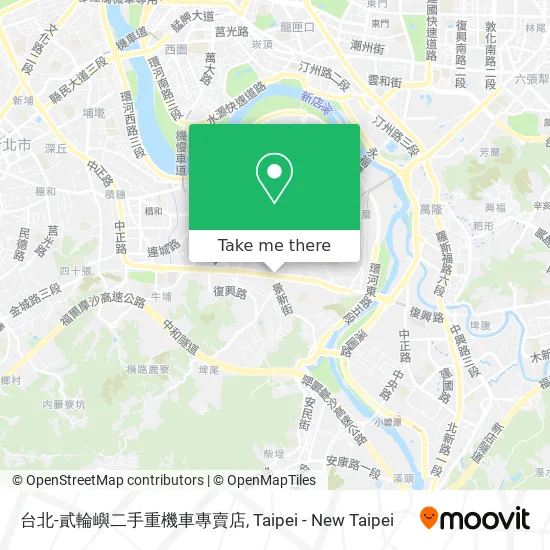 台北-貳輪嶼二手重機車專賣店地圖