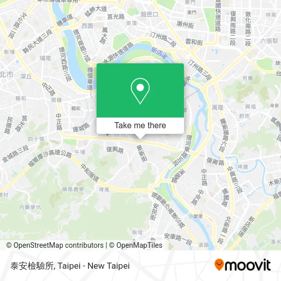 泰安檢驗所 map