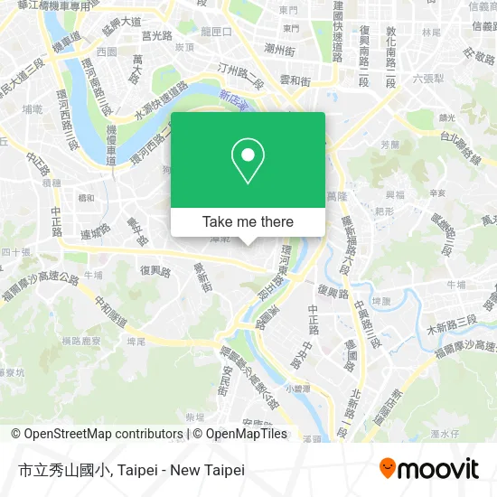 市立秀山國小地圖