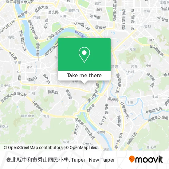 臺北縣中和市秀山國民小學 map