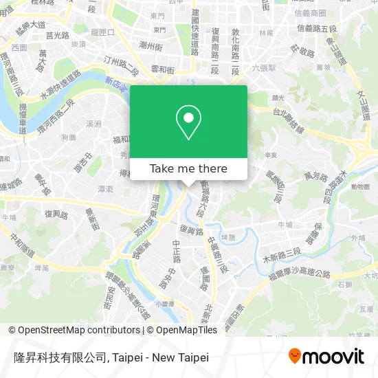 隆昇科技有限公司地圖