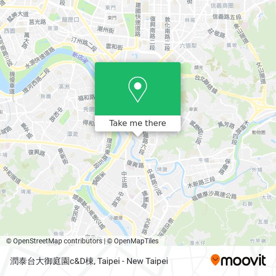 潤泰台大御庭園c&D棟 map