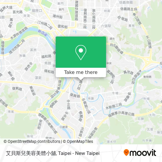 艾貝斯兒美容美體小舖地圖