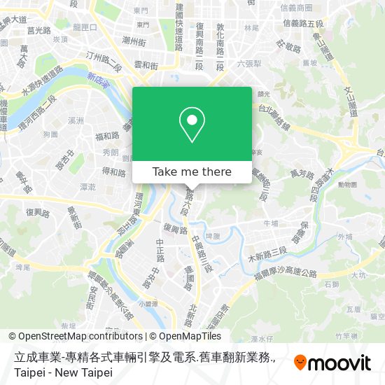 立成車業-專精各式車輛引擎及電系.舊車翻新業務. map