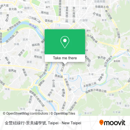 金豐紐線行-景美繡學號地圖