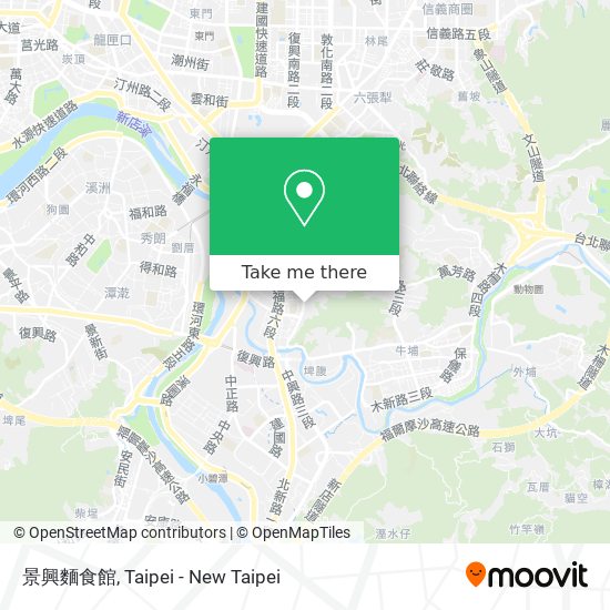 景興麵食館 map