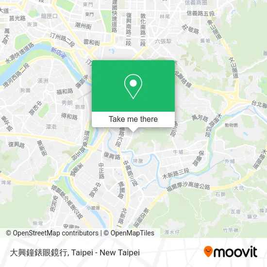 大興鐘錶眼鏡行地圖