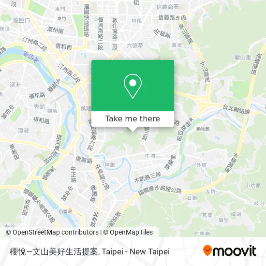 櫻悅—文山美好生活提案 map