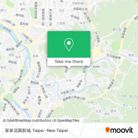 家家花園新城 map