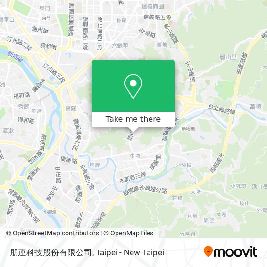 朋運科技股份有限公司地圖