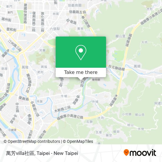 萬芳villa社區 map